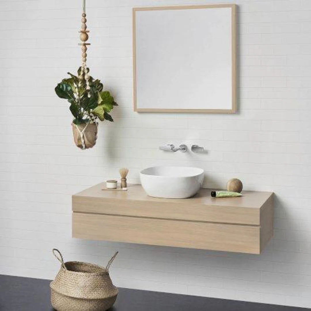 Caroma Artisan Above Counter Basin Curved Square 400mm - Image 3