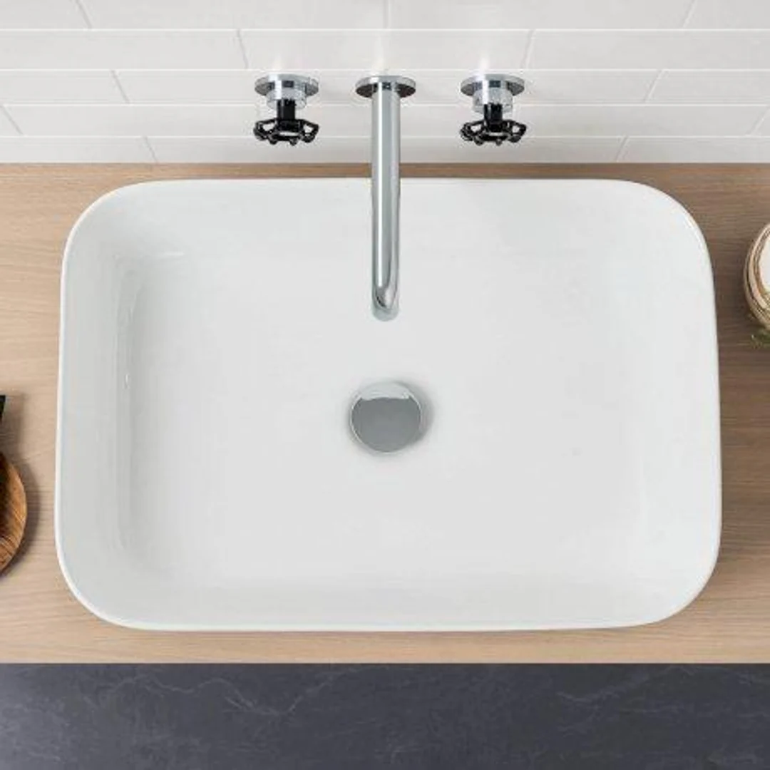 Caroma Artisan Above Counter Basin Rectangle 600mm - Image 4