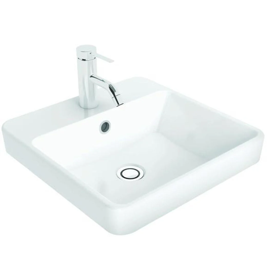 Caroma Carboni Seamless Inset Vanity Basin White - Image 2