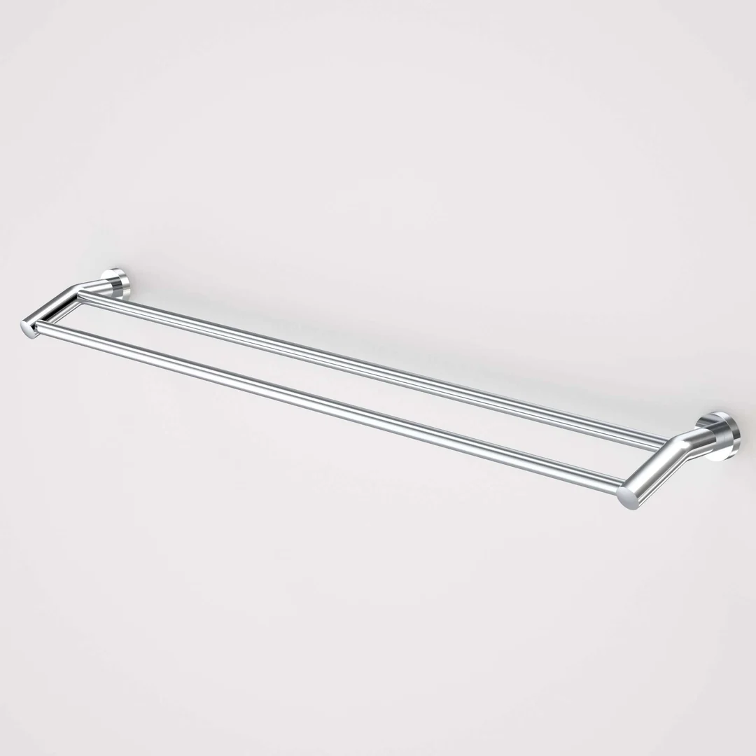 Caroma Cosmo Metal Double Towel Rail 930mm Chrome - Image 2