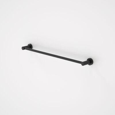 Caroma Cosmo Metal Single Towel Rail 600mm Black - Image 3