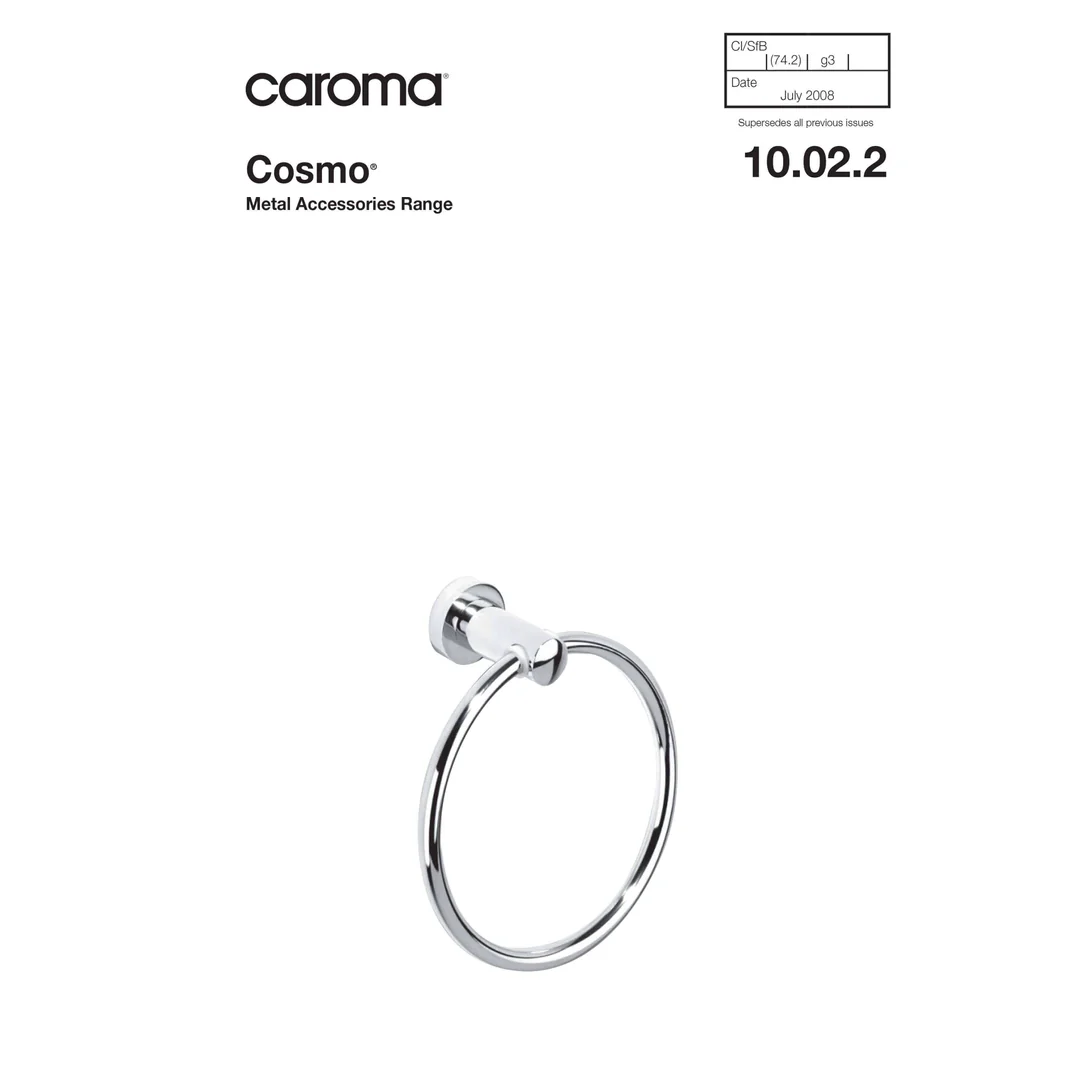 Caroma Cosmo Metal Single Towel Rail 900mm Chrome - Image 4
