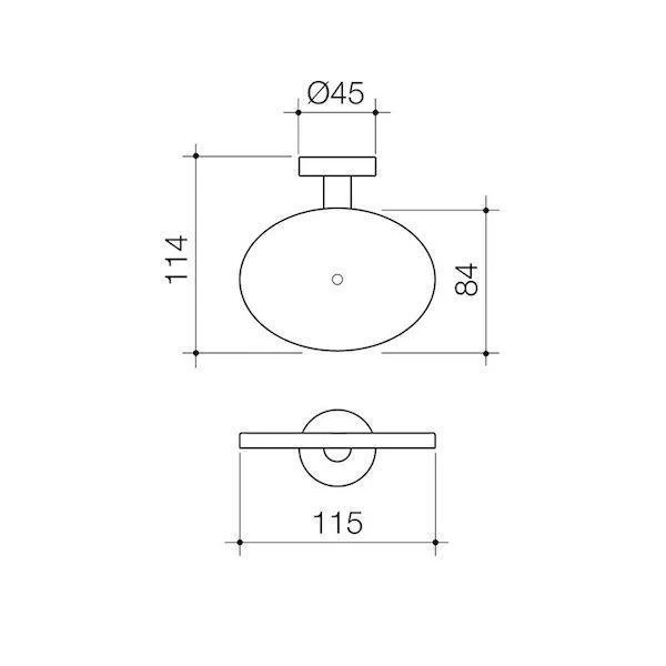 Caroma Cosmo Metal Soap Holder 115mm Chrome - Image 5