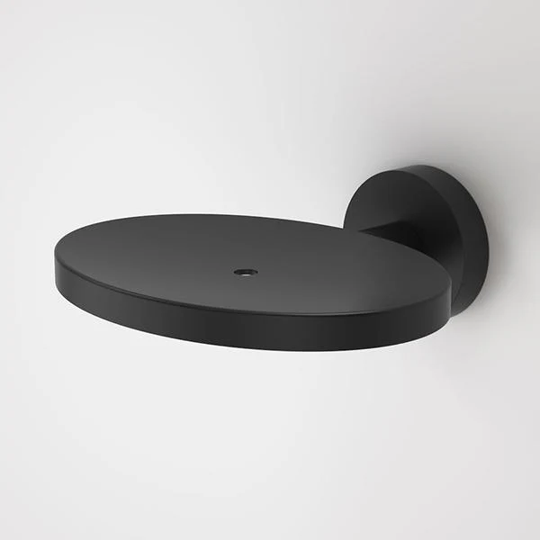 Caroma Cosmo Metal Soap Holder 115mm Matte Black - Image 3