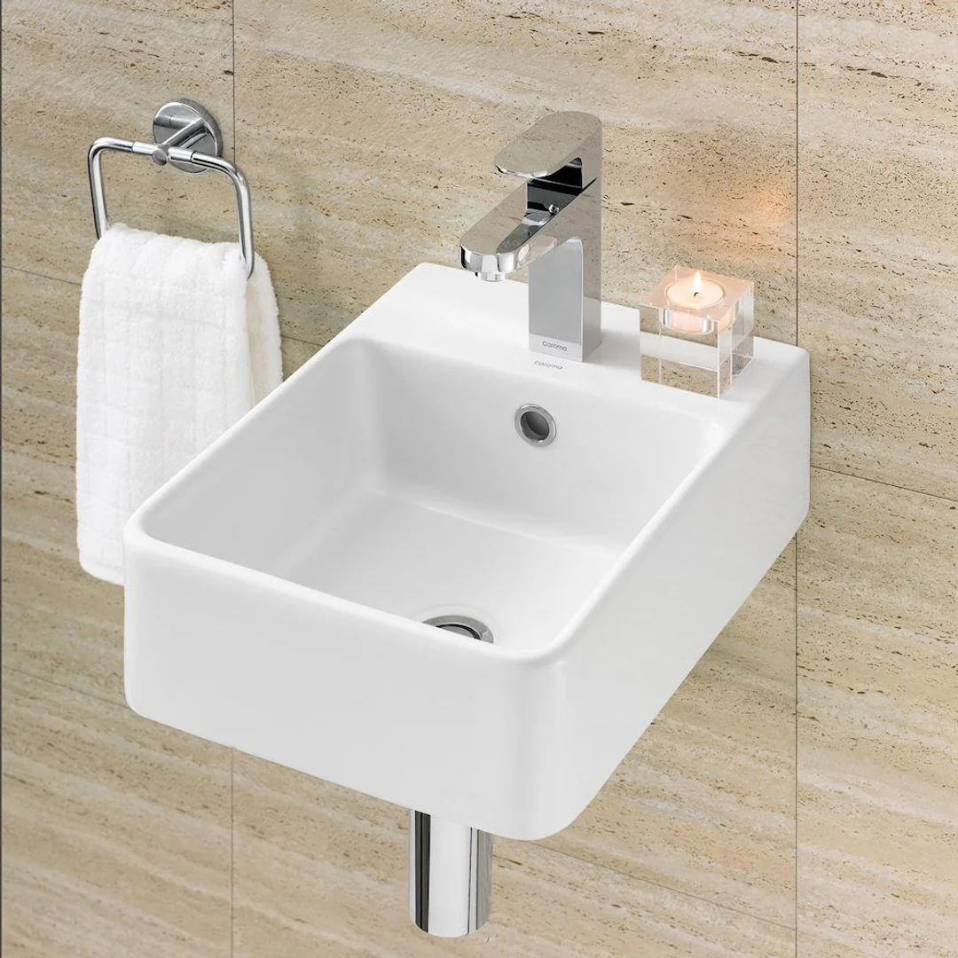 Caroma Cube Hand Wall Basin 320mm - Image 5