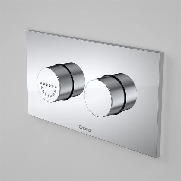 Caroma Invisi II Care Dual Flush Plate & Buttons Chrome - Image 3