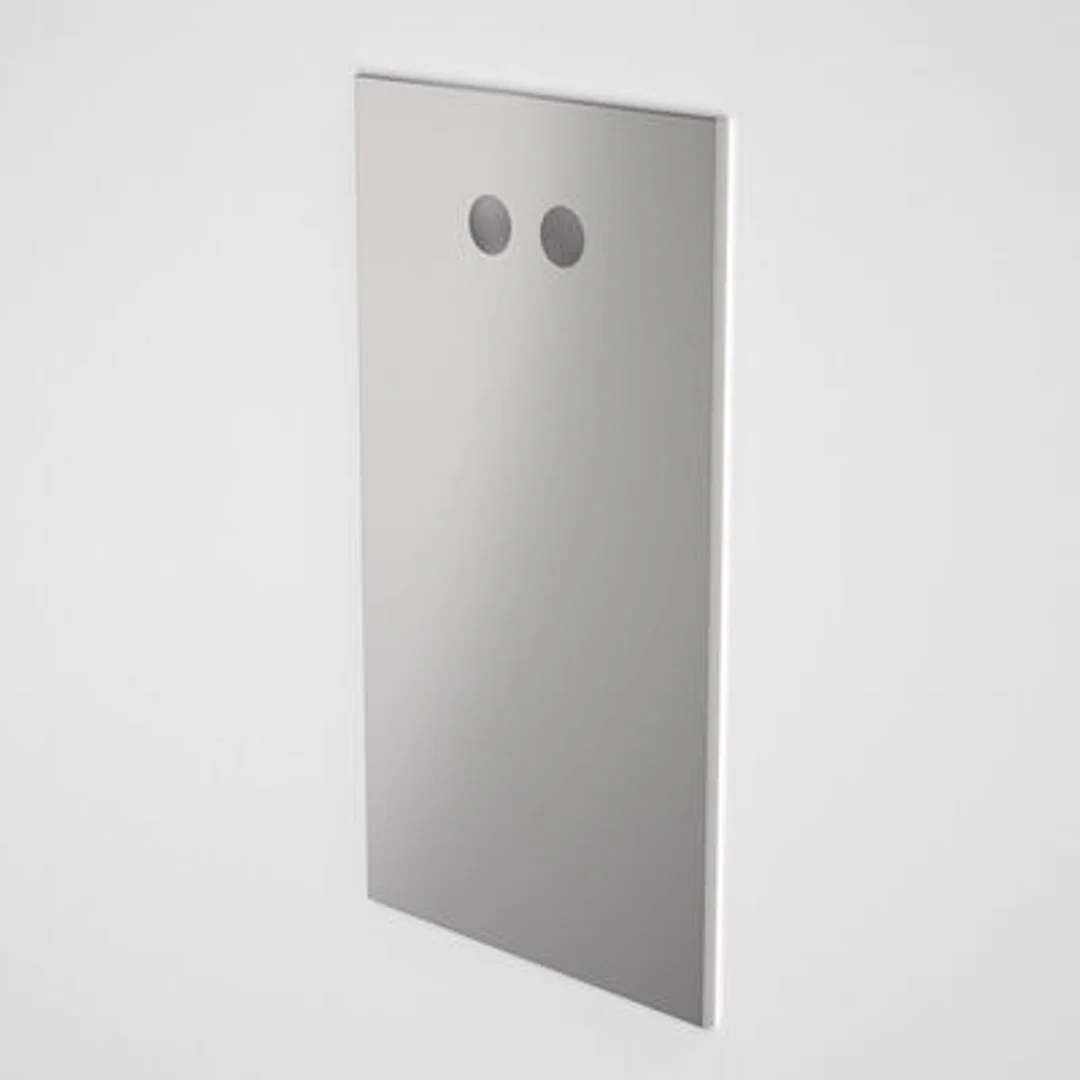 CAROMA INVISI II LARGE DUAL FLUSH ACCESS PANEL S/STEEL