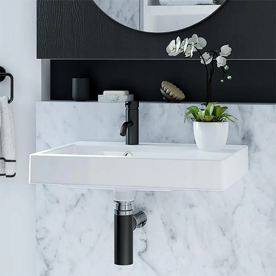 Caroma Liano Nexus 600mm Rhs Shelf Wall Basin - Image 2