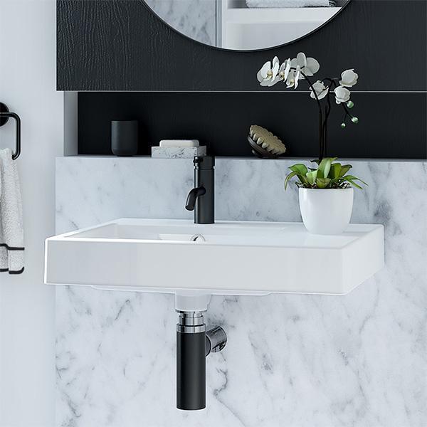 Caroma Liano Nexus 600mm Rhs Shelf Wall Basin - Image 3