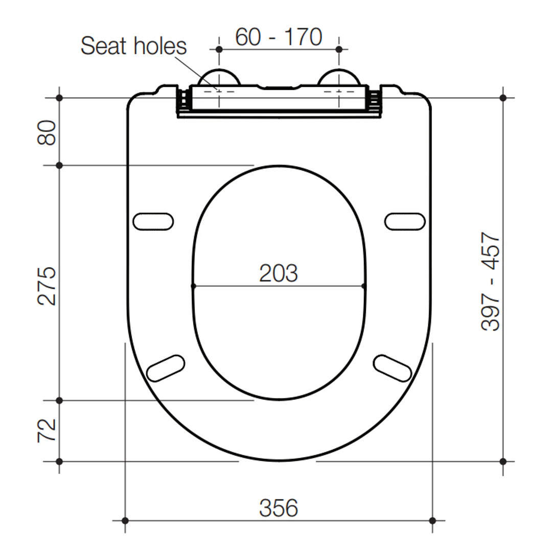 Caroma Liano Soft Close Toilet Seat White - Image 3
