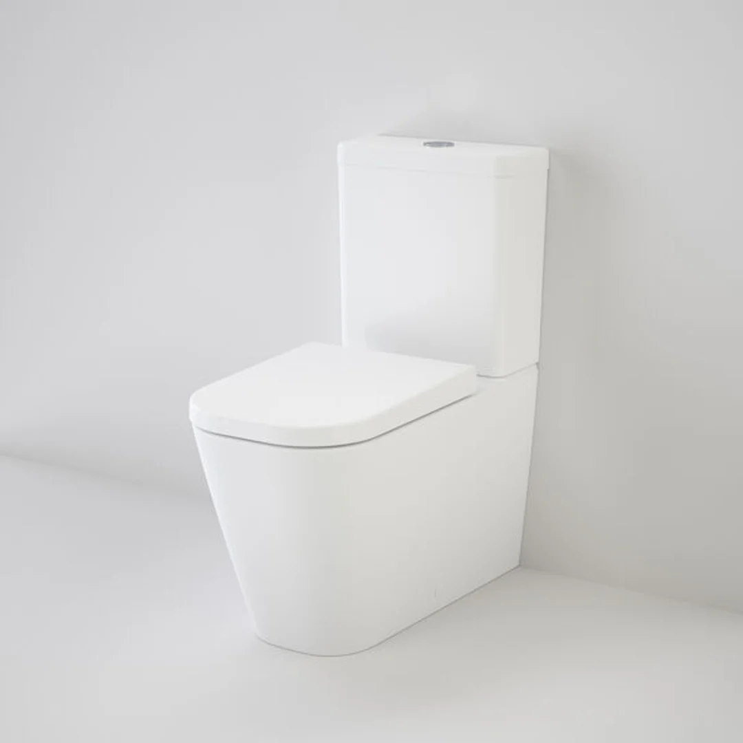 Caroma Luna 846820 Square Cleanflush Wall Faced Back Entry Suite White - Image 2