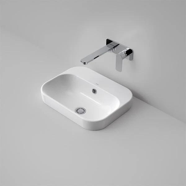 Caroma Luna Inset Basin 1 Tap Hole White 899215W - Image 3