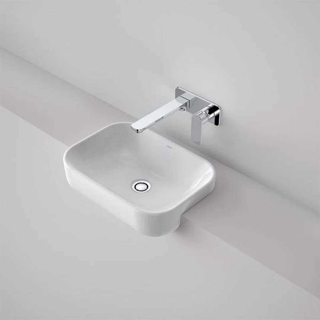 Caroma Luna Semi Recessed Basin (Without Tap Landing) - Image 2