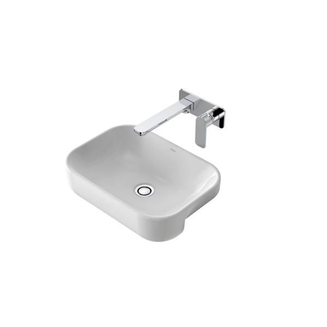 Caroma Luna Semi Recessed Basin (Without Tap Landing) - Image 4