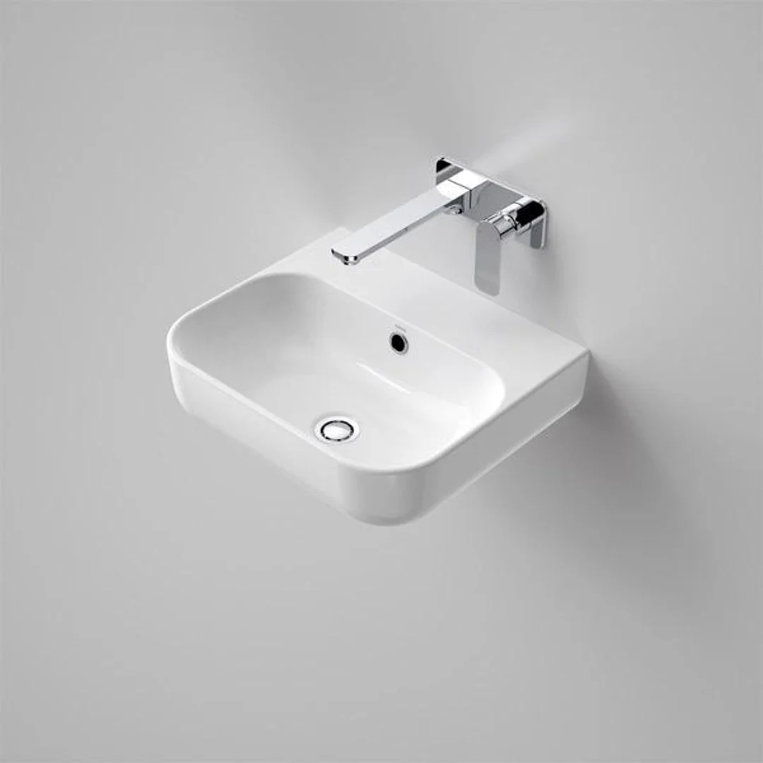 Caroma Luna Wall Basin 0 Tap Hole White 874205W - Image 2