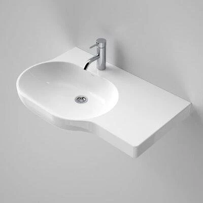 Caroma Opal 720 Wall Basin Right Hand White 3 Tap Hole - Image 3