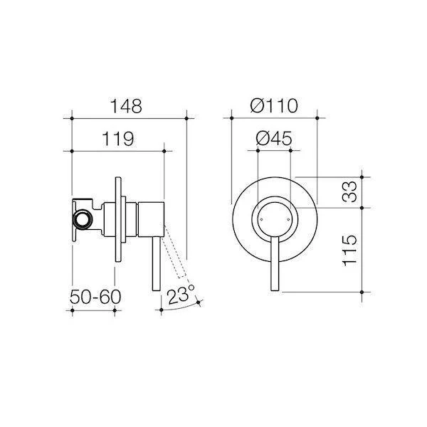 Caroma Titan Stainless Steel Bath/Shower Mixer - Image 6