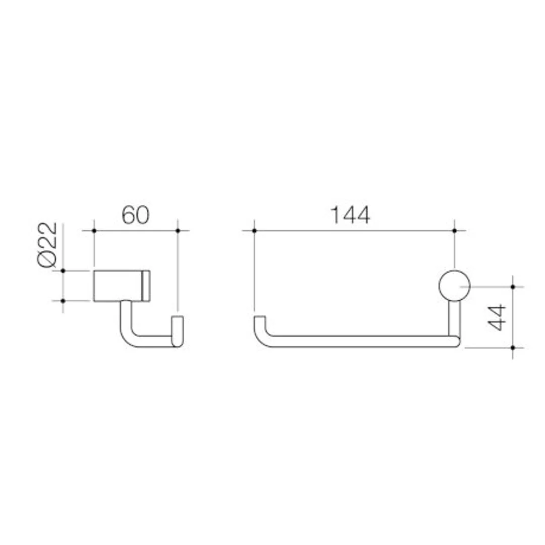 Caroma Titan Stainless Steel Toilet Roll Holder - Image 3