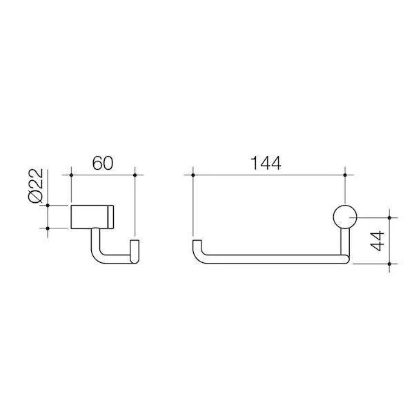 Caroma Titan Stainless Steel Toilet Roll Holder - Image 6