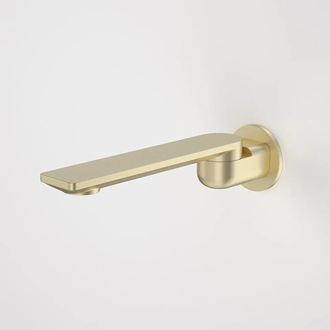Caroma Urbane II 220mm Round Bath Swivel Outlet Brushed Brass - Image 2