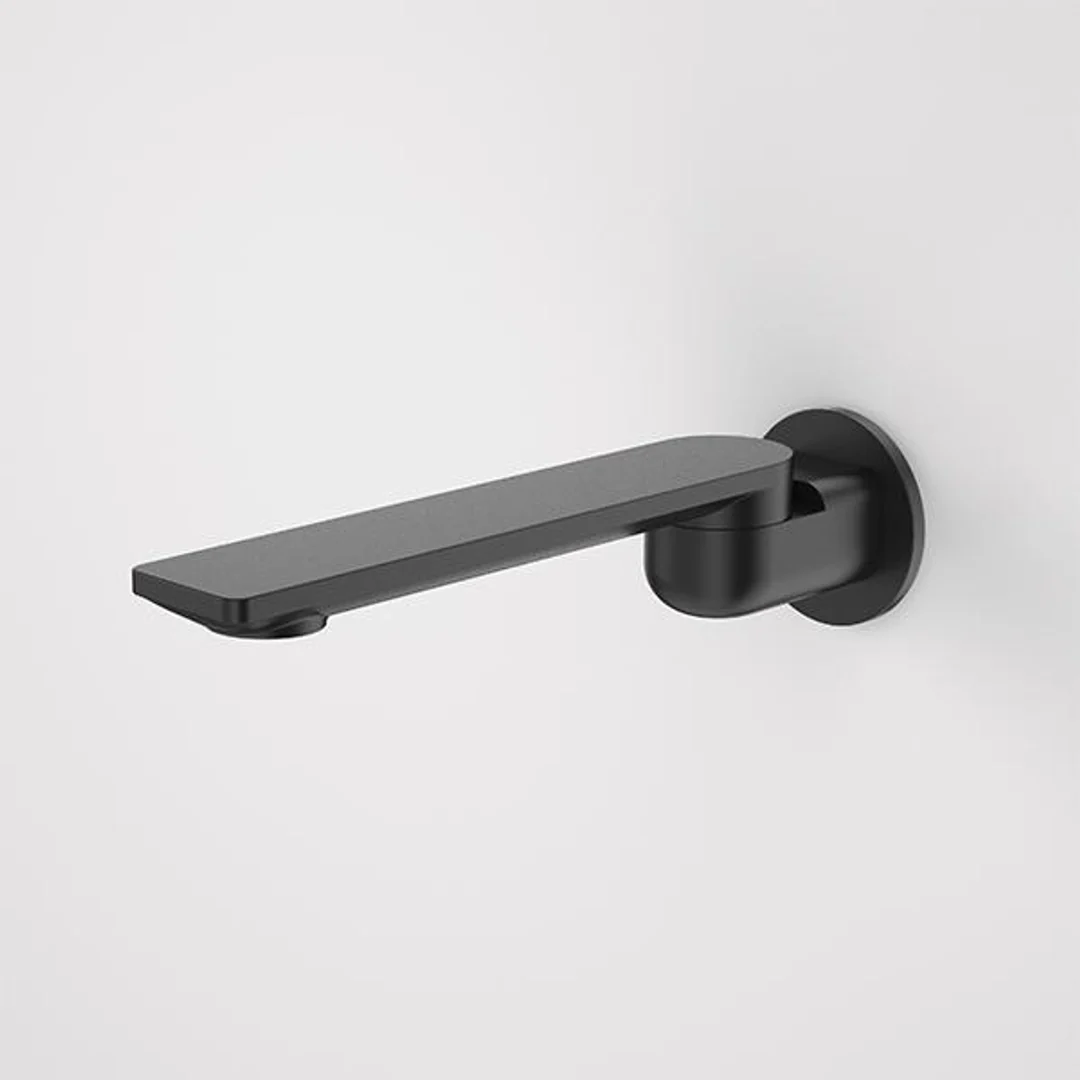 Caroma Urbane II 220mm Round Bath Swivel Outlet Matte Black - Image 2