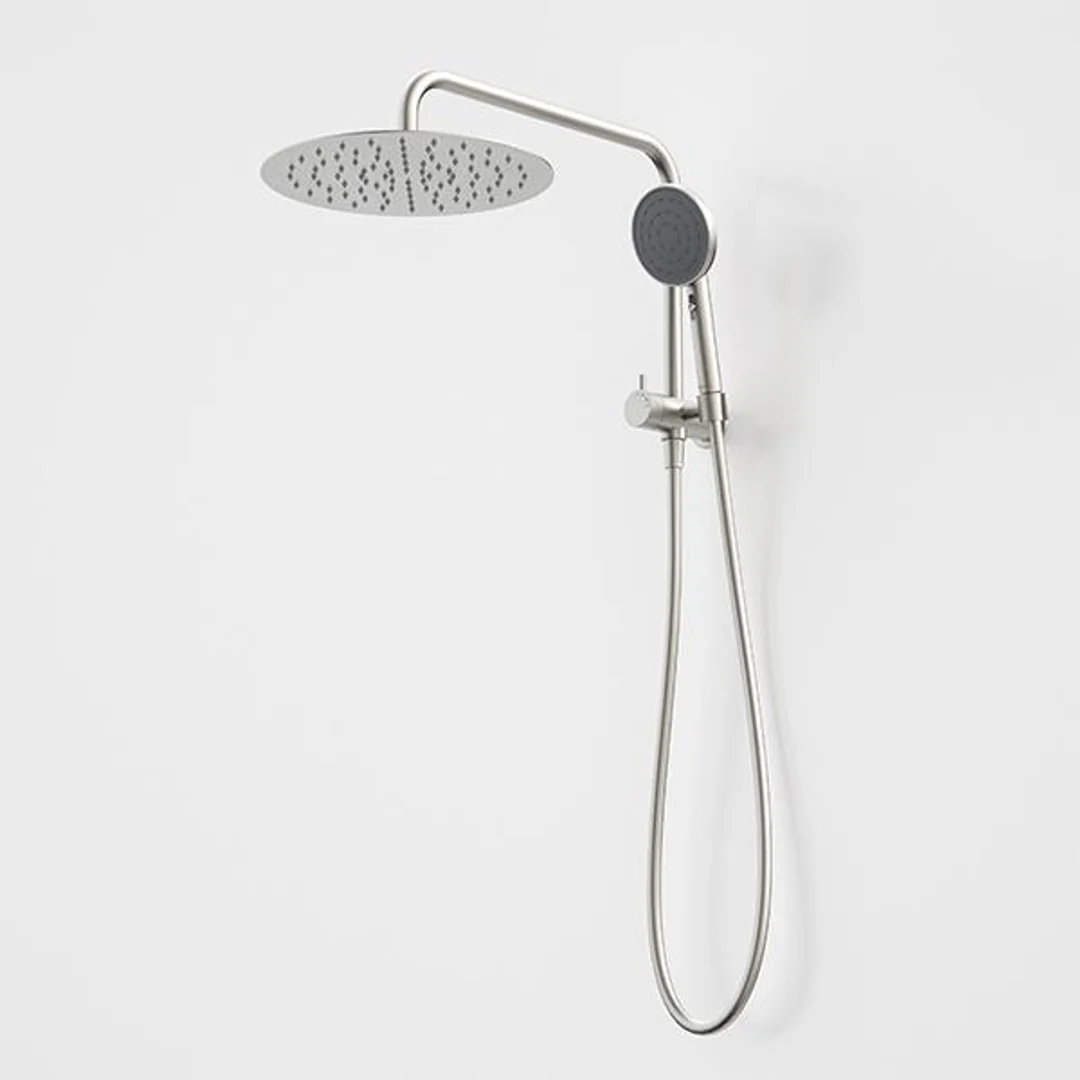 Caroma Urbane II Compact Twin Shower Brushed Nickel - Image 2