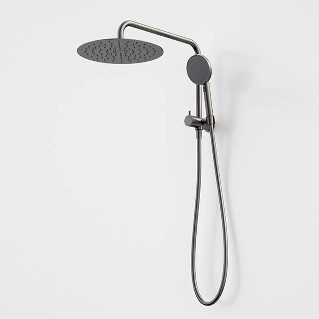 Caroma Urbane II Compact Twin Shower Gunmetal - Image 2