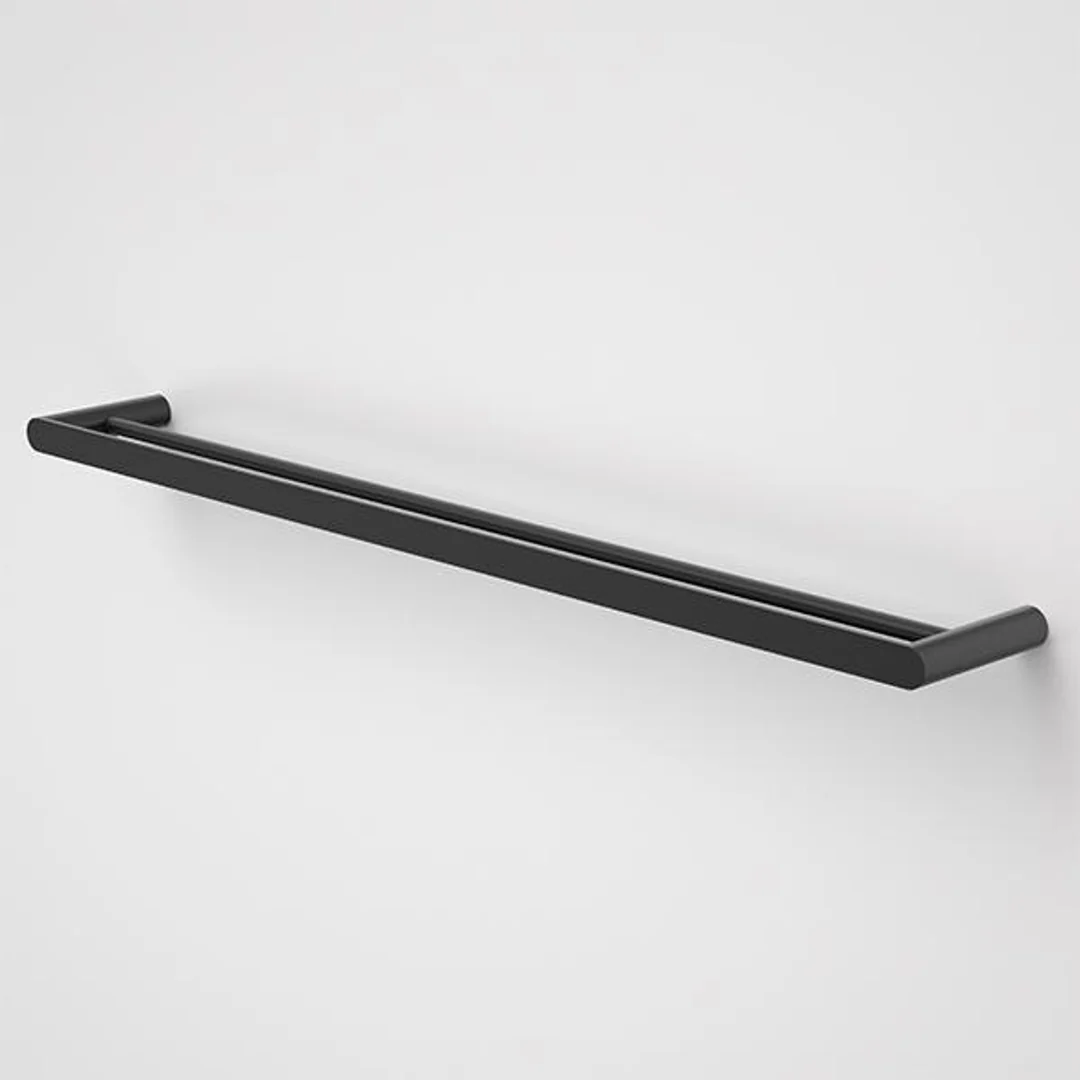 Caroma Urbane II Double Towel Rail 825mm Matte Black - Image 2