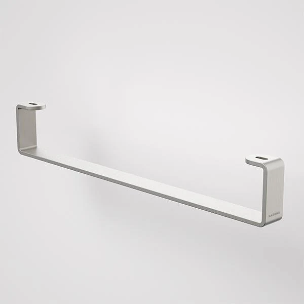 Caroma Urbane II Hand Wall Basin Integrated Rail Brushed Nickel - Image 3
