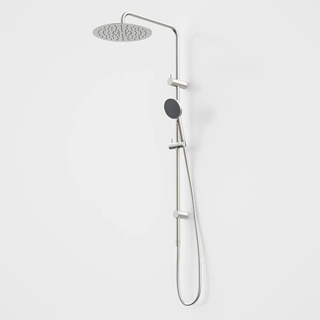 Caroma Urbane II Rail Shower 300mm Overhead Brushed Nickel - Image 2