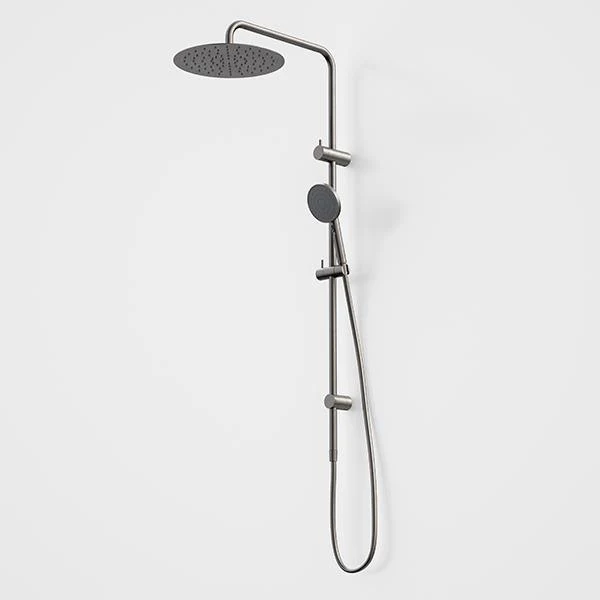 Caroma Urbane II Rail Shower 300mm Overhead Gunmetal - Image 3