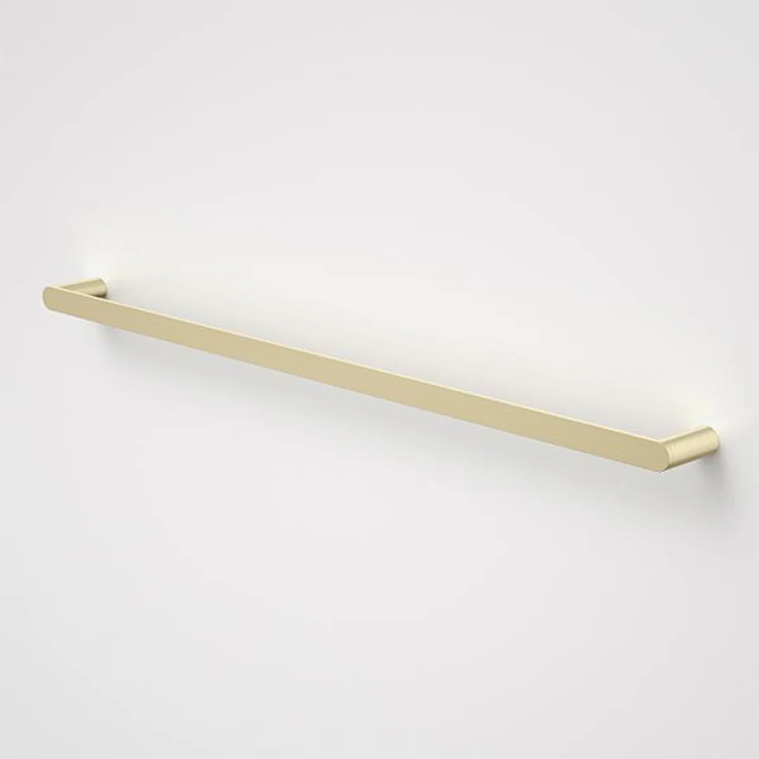 Caroma Urbane II Single Towel Rail 825mm Brushed Brass - Image 2