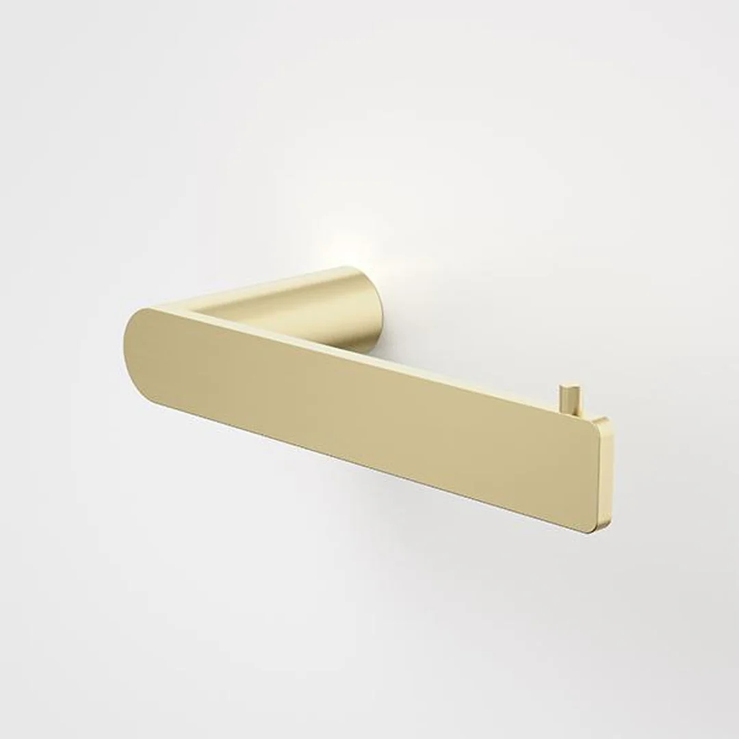Caroma Urbane II Toilet Roll Holder Brushed Brass - Image 2