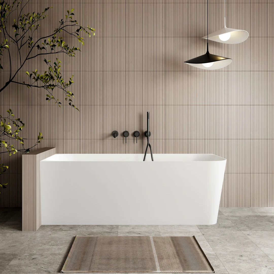 Cassa Design Ashton Corner Back To Wall Bath Left Hand Corner Gloss White 1700mm - Image 2