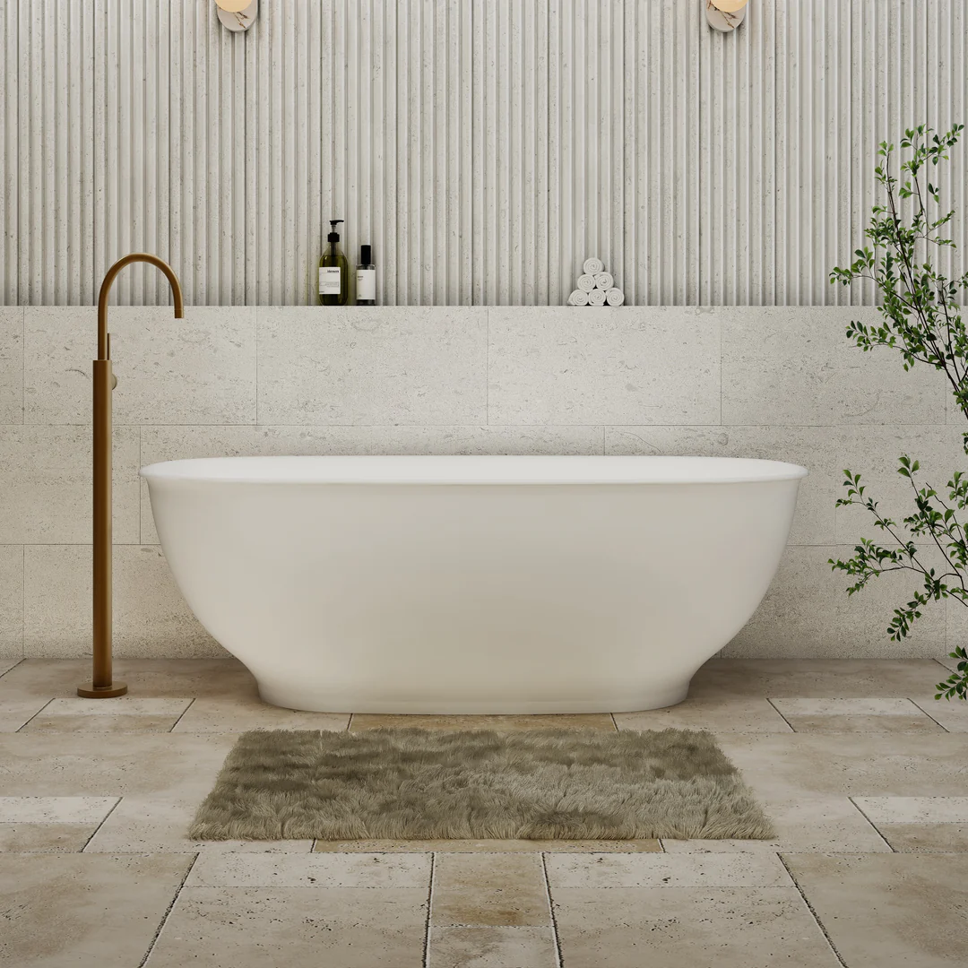 Cassa Design Hampton Bath Matte White 1700mm - Image 2