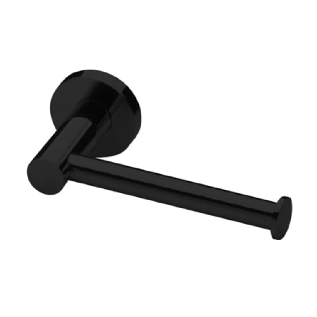 Castano Capri Straight Toilet Roll Holder Black Catrhb - Image 2