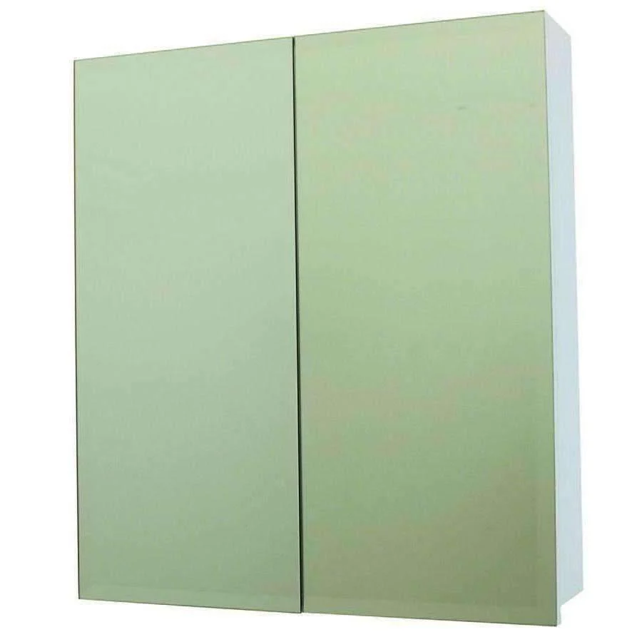 Castano Florence 750mm Mirrored Wall Cabinet White - Image 3