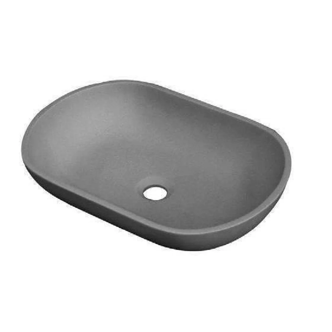 Castano Positano Ss Teardrop Basin Concrete Posovssbc