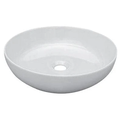 Castano Roma Above Counter Basin 400mm Round 110mmh Gloss White - Image 3