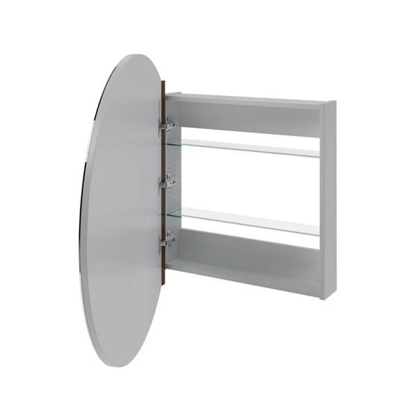 Cirque 900 Mirror 600 X 600 Cabinet White (Rifco P#:Cir900) - Image 3
