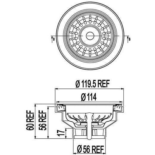 Clark Cellini Single Bowl With Tap Landing 1 Tap Hole - Image 7