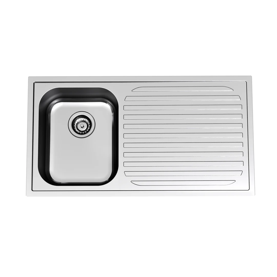 Clark Monaco Single End Bowl Kitchen Sink - Image 2