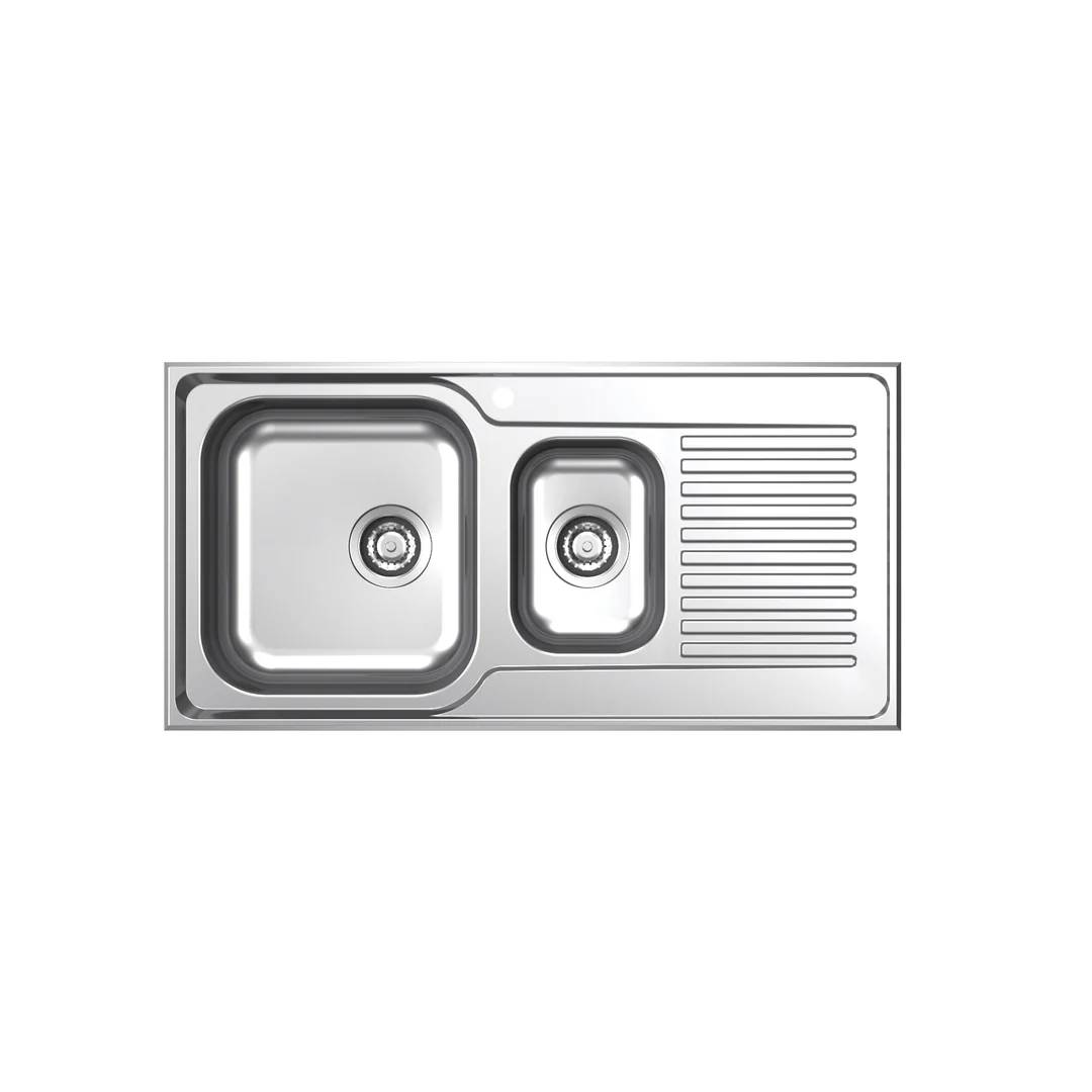 Clark Punch 1.5 End Bowl 1 Tap Hole Lh Bowl Sink Pu1205.1L - Image 2