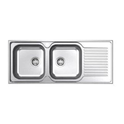 Clark Punch Double End Bowl 1 Tap Hole Lh Bowl Sink Pu1209.1L