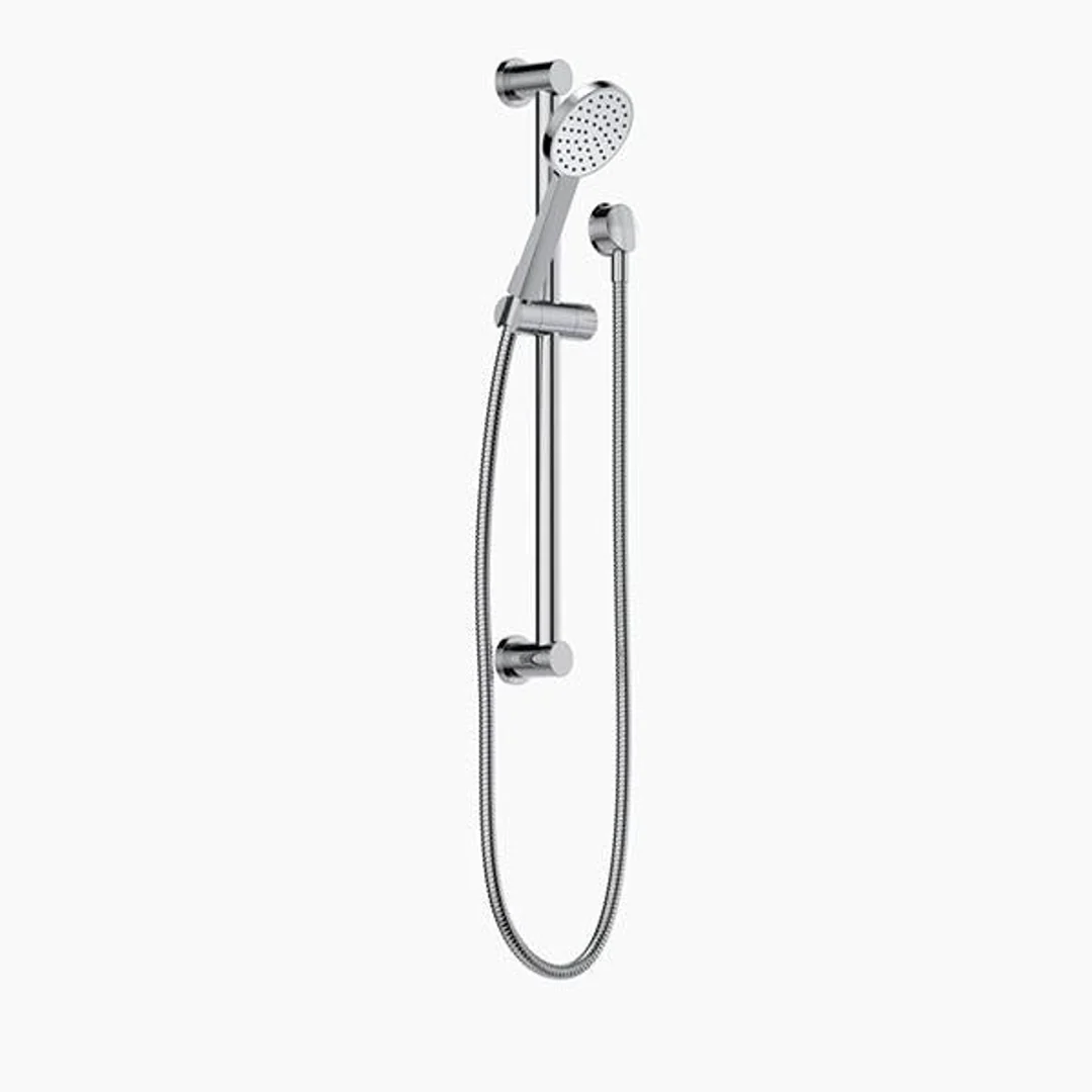 Clark Round Basic Rail Shower - Chrome - Image 2
