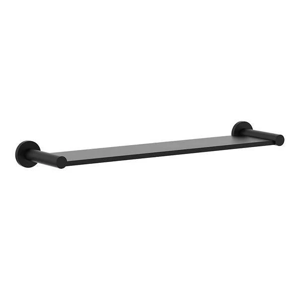 Clark Round Metal Shelf - Matte Black 400mm - Image 3