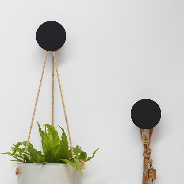 Clark Round Wall Hook - Matte Black - Image 8