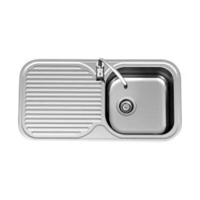 Clark S/S Sink Advance 1503F 930X480 1 Bowl 1 Tap Hole Right - Image 3