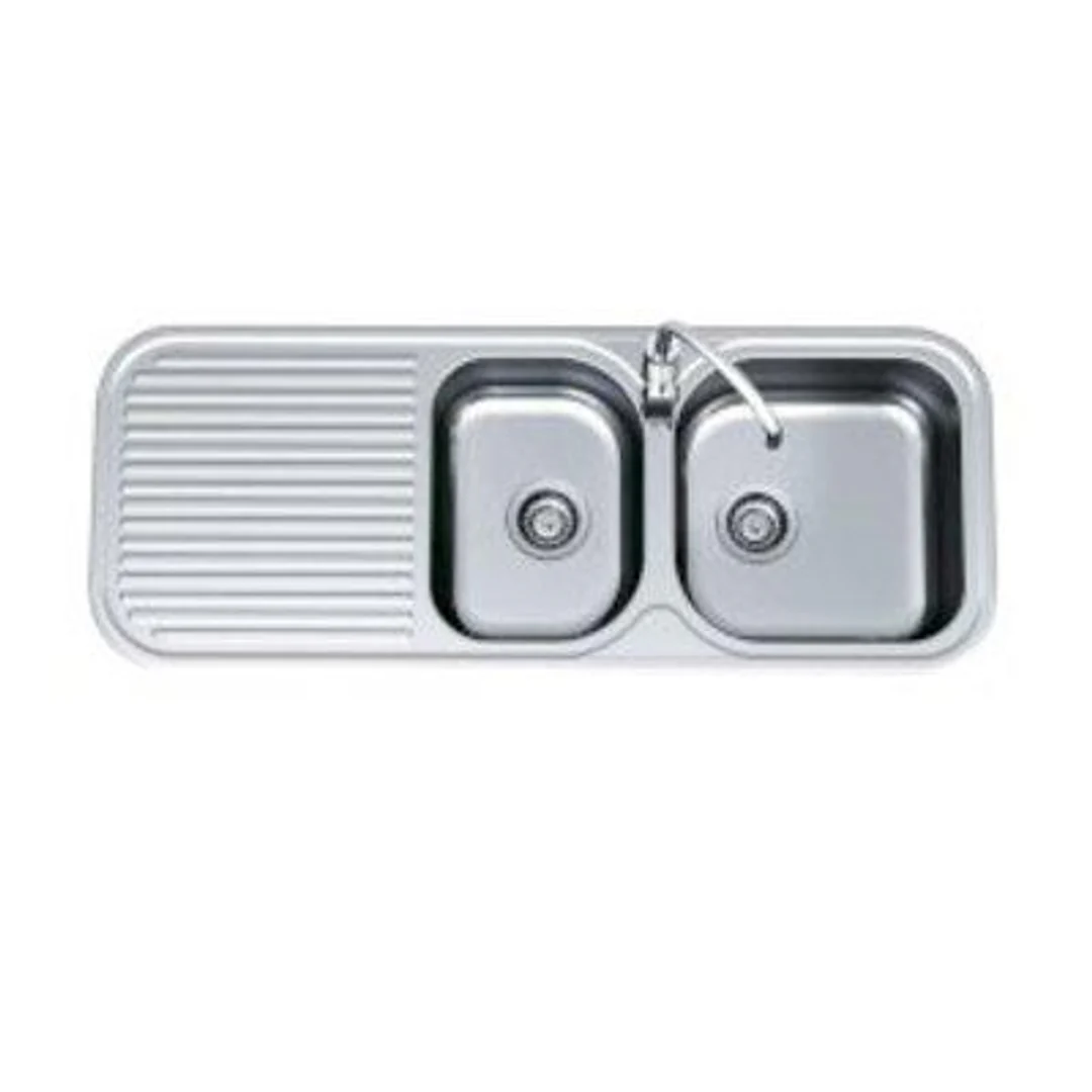 Clark S/S Sink Advance 2503F 1230X480 1 3/4 Bowl  1 Tap Hole Right - Image 2
