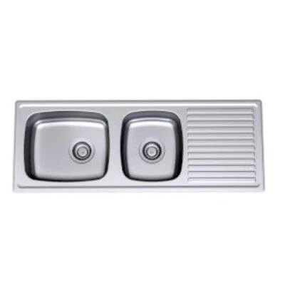 Clark S/S Sink Candice 4050F 1100mm L/H 1.5 Bowl  1 Tap Hole Left